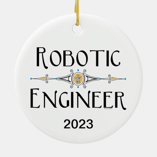 Décoration En Céramique Ligne décorative Robotique Engineer (Dos)