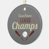 Décoration En Céramique Ligue de baseball sur mesure (Gauche)