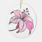 Décoration En Céramique Lilie (Gauche)