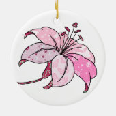 Décoration En Céramique Lilie (Dos)