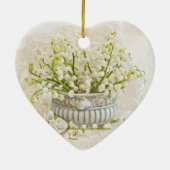 Décoration En Céramique Lily De La Vallée (Dos)