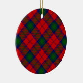 Décoration En Céramique Lindsay tartan rouge vert plaid (Droite)