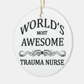 Décoration En Céramique L'infirmière du traumatisme la plus (Gauche)