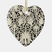 Décoration En Céramique Linge de dentelle mariage blanc classique jolie (Droite)