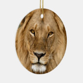 Décoration En Céramique Lion avec la grande crinière (Droite)