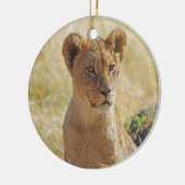 Décoration En Céramique Lion Cub (Gauche)