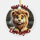 Décoration En Céramique Lion Grows (Devant)