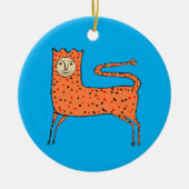 Décoration En Céramique Lion primitif anglais du 18e siècle (Devant)