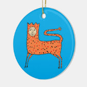 Décoration En Céramique Lion primitif anglais du 18e siècle (Gauche)