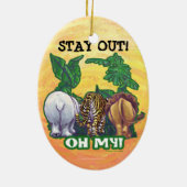 Décoration En Céramique Lions Tiger Ours Oh Mon (Dos)