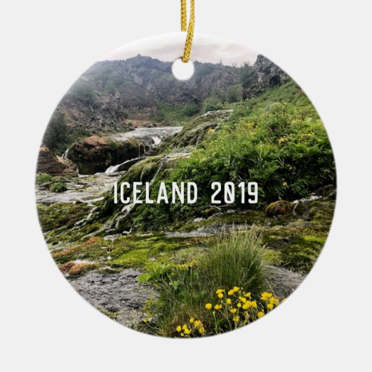 Décoration En Céramique L'Islande - (Devant)