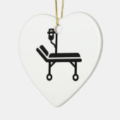 Décoration En Céramique Lit d'hôpital (Gauche)