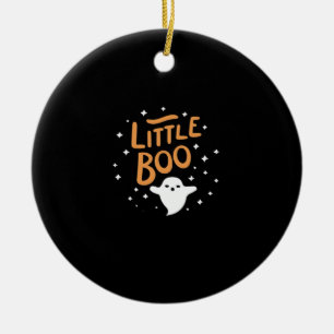 Décoration En Céramique Little Boo, Happy Halloween Vintage Classic