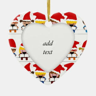 Décoration En Céramique Little Christmas Carolers