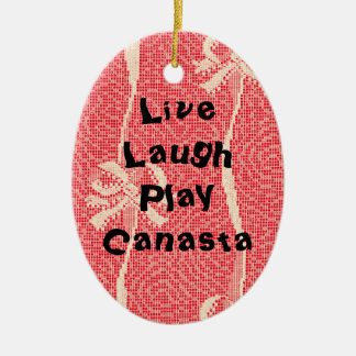 Décoration En Céramique Live Lauder Play Canasta
