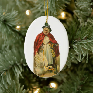 Décoration En Céramique Livre d'histoires victorien vintage de Mother Goos