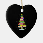 Décoration En Céramique livre noël arbre joyeuse Noël bibliothèque (Droite)