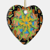 Décoration En Céramique Lizard Mandala (Droite)