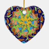 Décoration En Céramique Lizard Mandala (Dos)