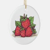 Décoration En Céramique llavero fresita (Droite)