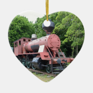 Décoration En Céramique Locomotive à vapeur américain vintage
