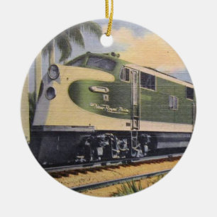 Décoration En Céramique Locomotive Royal Palm