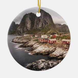 Décoration En Céramique Lofoten Fishing Village Hamnoya