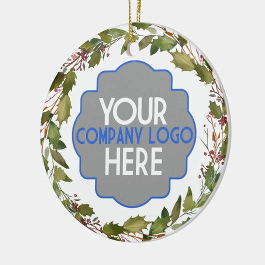 Décoration En Céramique Logo de l'entreprise personnalisée Merci Appréciat (Gauche)