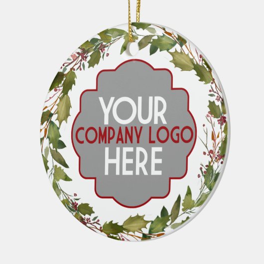 Décoration En Céramique Logo de l'entreprise personnalisée Merci Appréciat (Gauche)