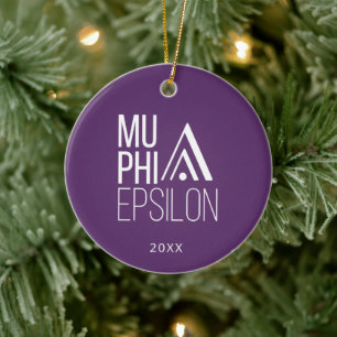 Décoration En Céramique Logo de Mu Phi Epsilon