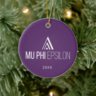 Décoration En Céramique Logo de Mu Phi Epsilon