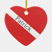 Logo de plongée sous-marine - Diver's Red Heart Fl