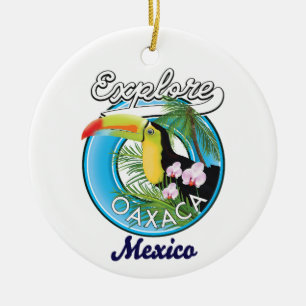Décoration En Céramique logo de voyage à Oaxaca au Mexique