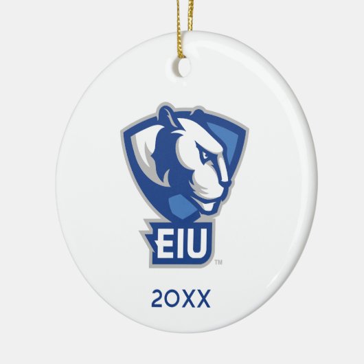Décoration En Céramique Logo Eastern Illinois University Panthers (Gauche)