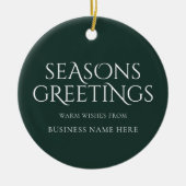 Décoration En Céramique Logo moderne Joyeuses Fêtes (Devant)