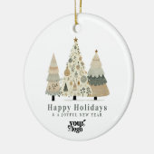 Décoration En Céramique Logo Professionnel Client Cadeau Noël (Gauche)