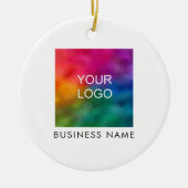 Décoration En Céramique Logo professionnel QR Code personnalisé Modèle min (Devant)