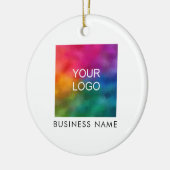 Décoration En Céramique Logo professionnel QR Code personnalisé Modèle min (Gauche)