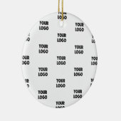 Décoration En Céramique Logo simple à répéter | Blanc (Droite)