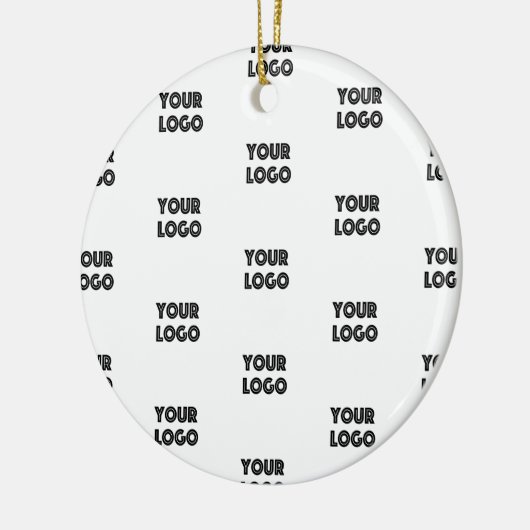 Décoration En Céramique Logo simple à répéter | Blanc (Gauche)