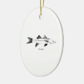 Décoration En Céramique Logo Snook de schéma (Gauche)