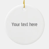 Décoration En Céramique Londres Latitude & Longitude Personnalisée (Dos)