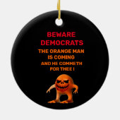 DÉCORATION EN CÉRAMIQUE L'ORANGE (Dos)