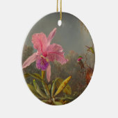 Décoration En Céramique L'orchidée de Cattleya et trois colibris Heade (Droite)