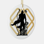 Décoration En Céramique Lord Ayyappan (Droite)