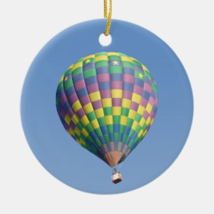 Décoration En Céramique L'ornement de Noël de StarLite Hot Air Balloon