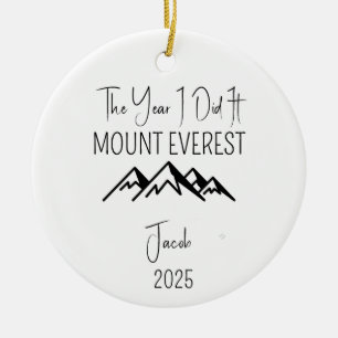 Décoration En Céramique L'ornement du Mont Everest pour amoureux des escal