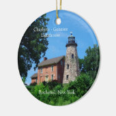 Décoration En Céramique L'ornement du phare de Charlotte Genesee (Gauche)
