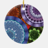 Décoration En Céramique L'ornement Elements Mandalas (Dos)