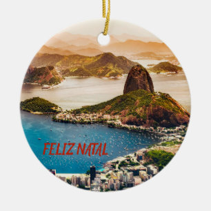 Décoration En Céramique L'ornement panoramique de Rio de Janeiro